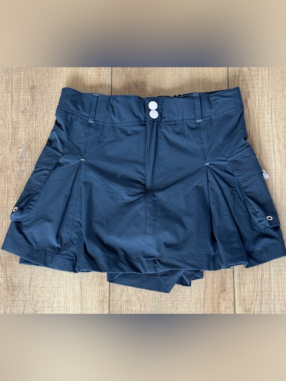 FP Movement Great Yonder Skort Black Utility Cargo Hiking Skort Skirt Small NWOT - Picture 4 of 11